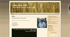 Desktop Screenshot of johngallocpa.com