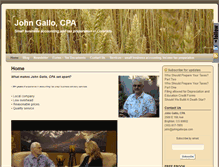 Tablet Screenshot of johngallocpa.com